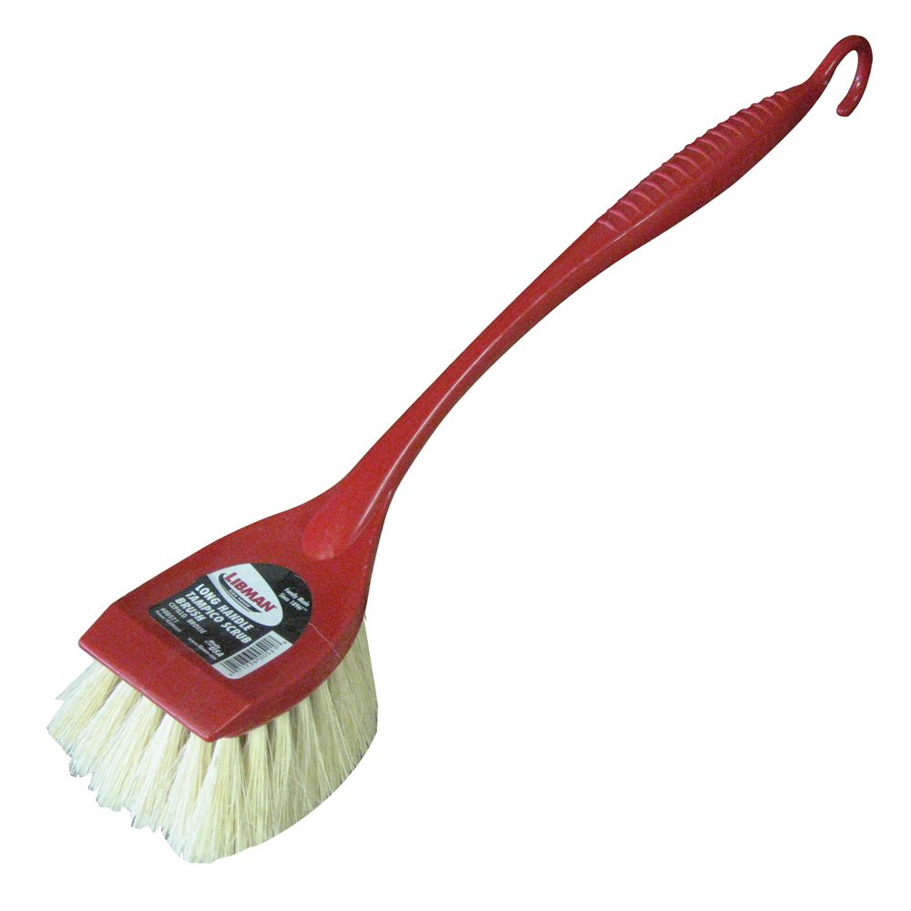 LIBMAN 00521 Long Handle 19" Tampico Scrub Brush eBay